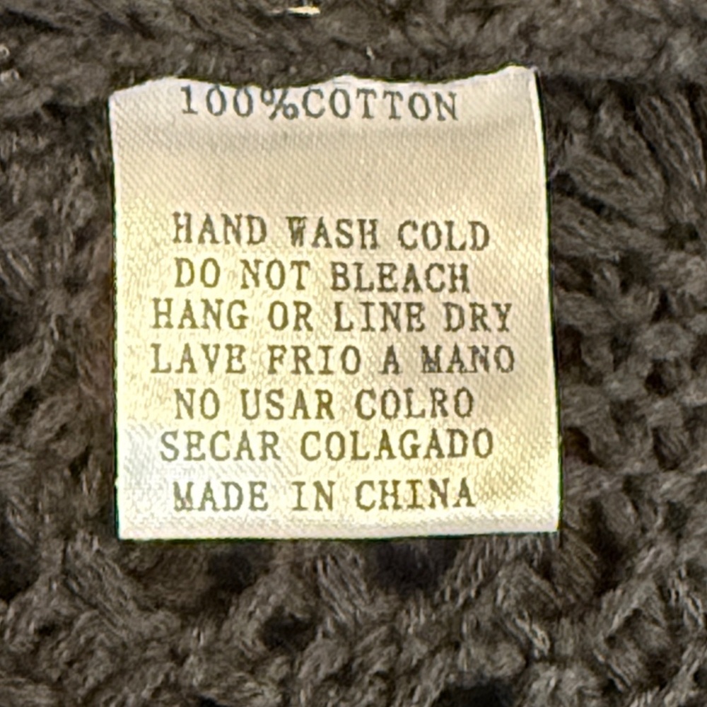 Kye Mi Black Open-Knit Crochet Batwing Cardigan, Small. NWT - Picture 6 of 6